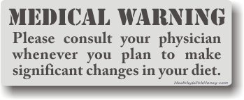medical warning and disclaimer