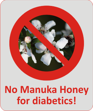  manuka honey and berringa honey are not good for diabetics