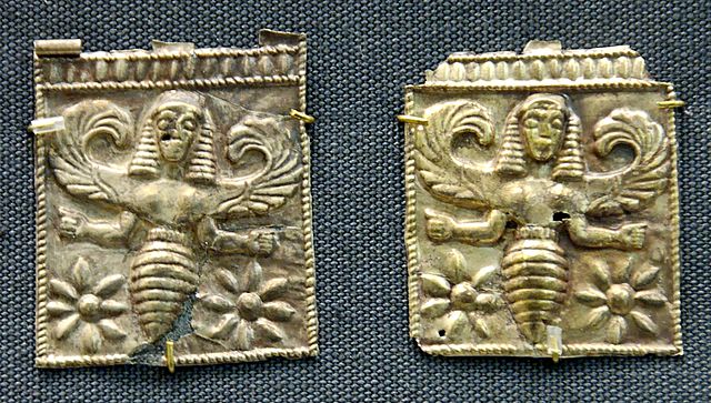 bee goddess Aertemis on a coin from Ancient Greece