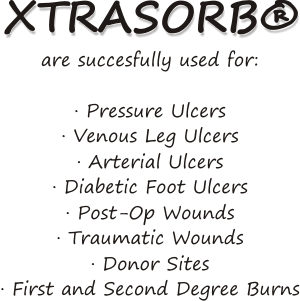 use xtrasorb dressing for chronic wounds