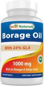 Borage Oil 1000 mg 90 Softgels 