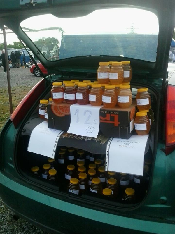 Romanian honey on sell