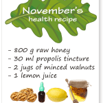 health recipe for autumn colds