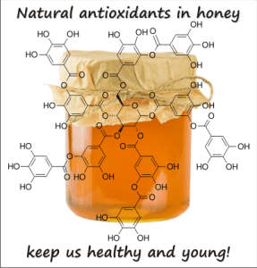 antioxidants present in honey