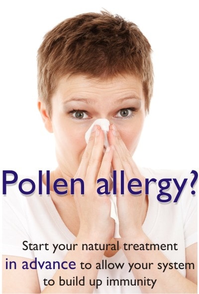 Here is another natural treatment for pollen allergies. Start taking it in autumn!