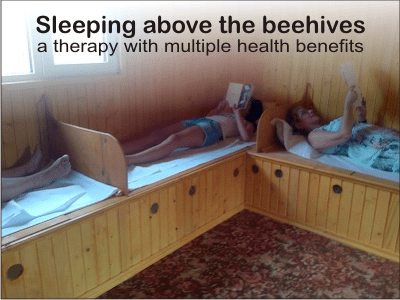 Sleeping above beehives – another way of treating ourselves with bees’ help