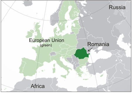 where is romania