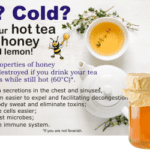 does hot tea destroy honey