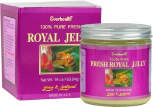 jar of fresh royal jelly, treatment for menopausal symptoms