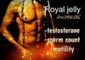 does royal jelly increase testosterol and sperm count
