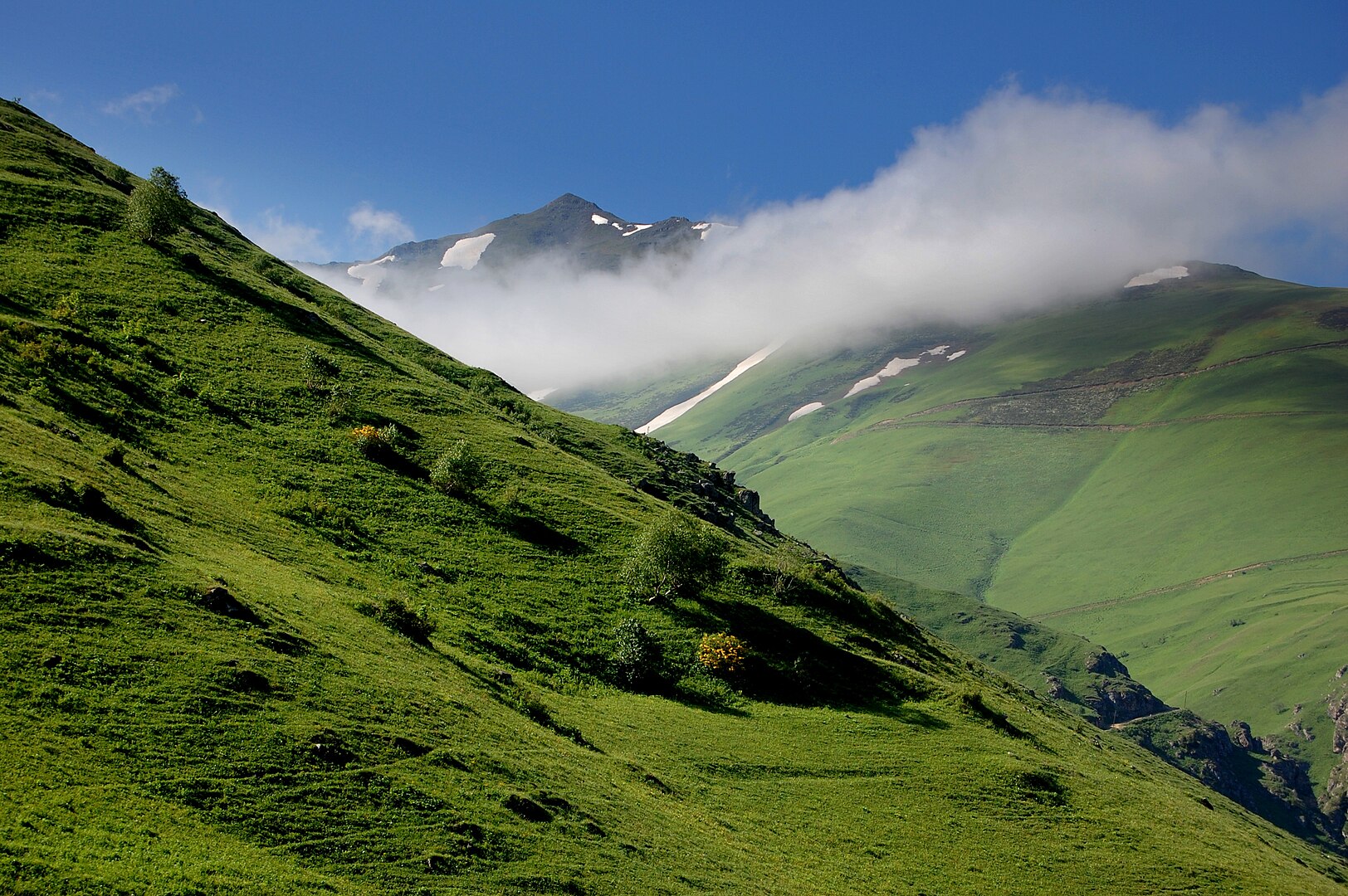 mist in Anzer Plateau