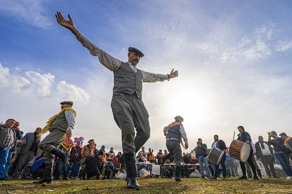 Dancing at the Anzer Plateau Festival